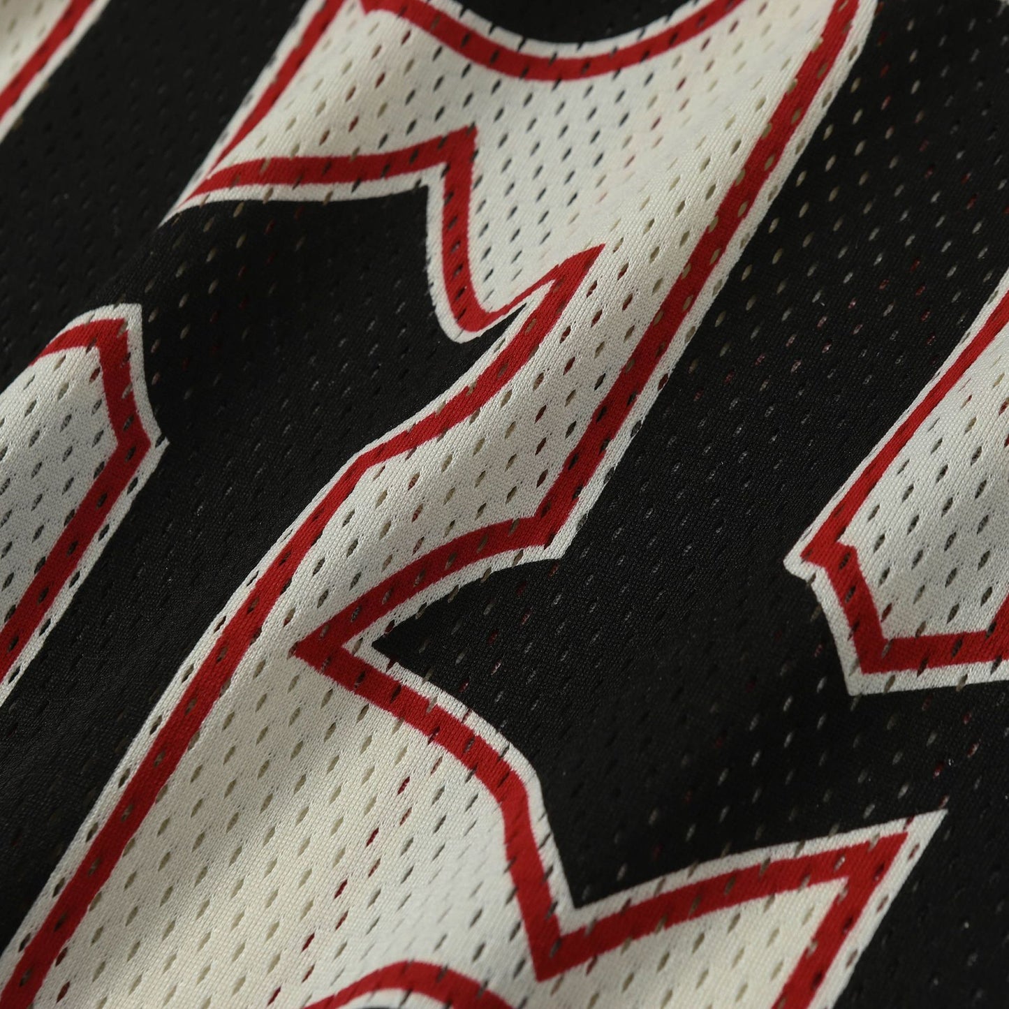 American-style Hollow Mesh Digital Printed Short Sleeve