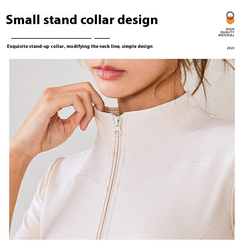 High Elastic Short Yoga Clothes Short Sleeve Sports Jacket